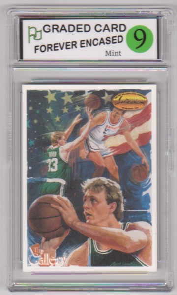 Labeled Mint 9 - Larry Bird 1994 Ted Williams Constellations #C3 Insert Card