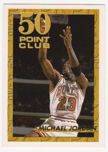 1993-94 Topps Gold Michael Jordan #64 Insert Card