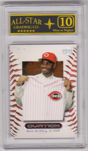 Graded 10 - Ken Griffey Jr. 2000 Upper Deck Ovation #43 Card