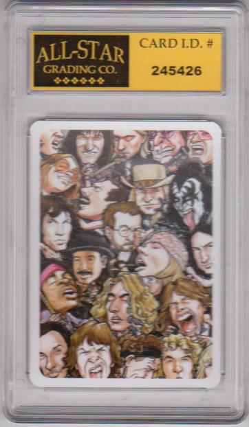 Graded 10 - Kurt Cobain Hero Decks Tribute to Rock N' Roll Playing Card ...