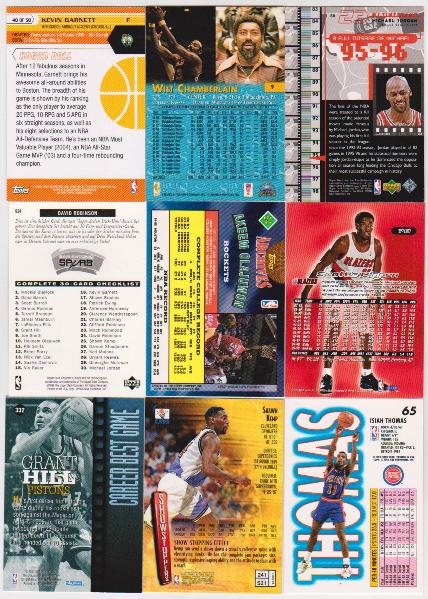 michael jordan wilt chamberlain basketball card