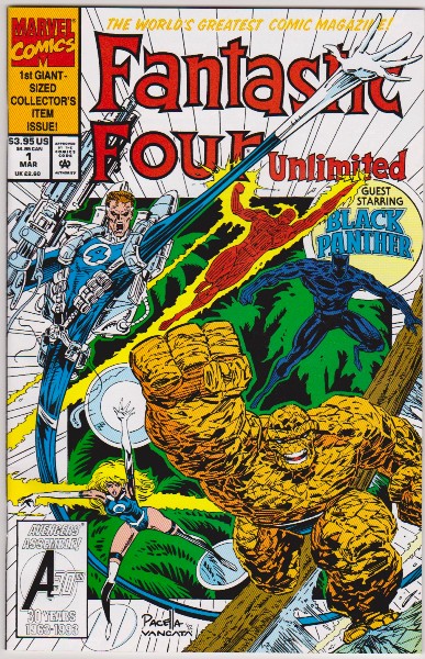 1993 Marvel Comics Fantastic Four Unlimited #1 Issue 