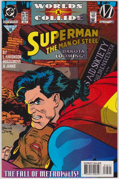 1994 DC Comics Superman The Man Of Steel #35 Issue