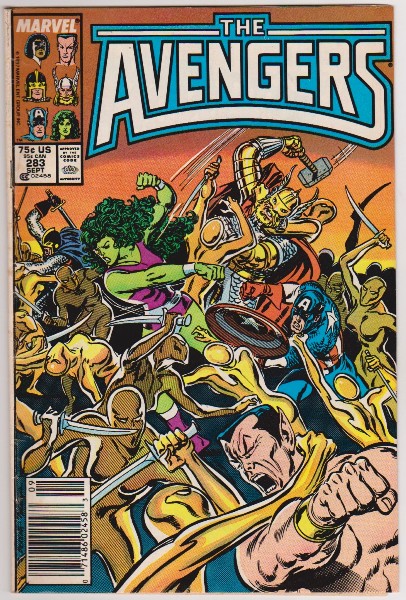 1987 The Avengers #283 Issue - Marvel Comics