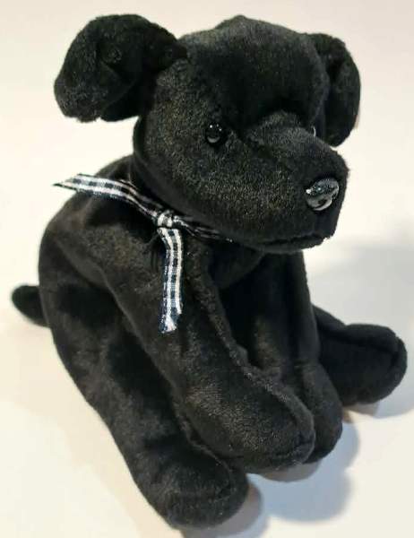 1999 Ty Beanie Baby Luke The Black Lab - New With Tags