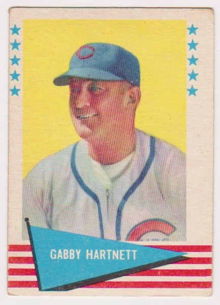 1961 Fleer Gabby Hartnett #41 Card - HOF'er