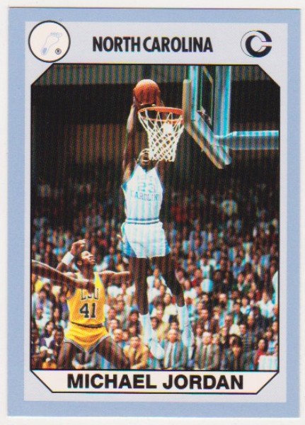 Michael Jordan 1990 North Carolina #93 College Card