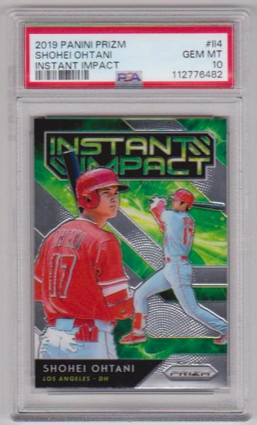 Graded PSA Gem Mint 10 - Shohei Ohtani 2019 Panini Prizm Instant Impact #II-4 Insert Card