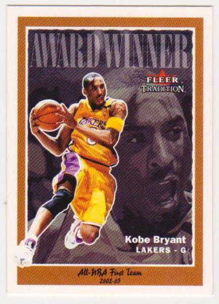 Kobe Bryant 2003-04 Fleer Tradition #227 Card