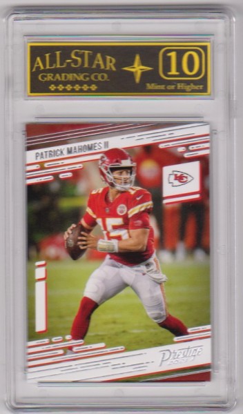 Graded 10 - Patrick Mahomes 2021 Panini Prestige #91 Card