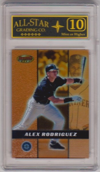 Graded 10 - Alex Rodriguez 2000 Bowman's Best Previews #BBP5 Insert Card