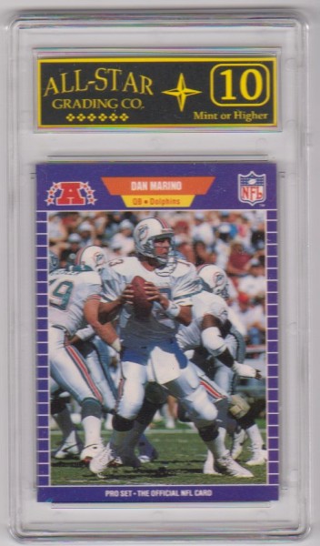 Graded 10 - Dan Marino 1989 Pro Set #220 Card