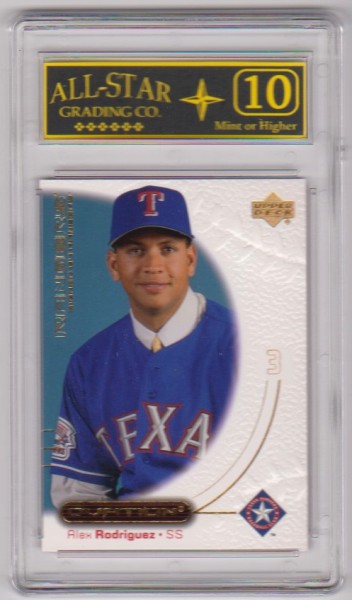 Graded 10 - Alex Rodriguez 2001 Upper Deck Ovation #15 Card