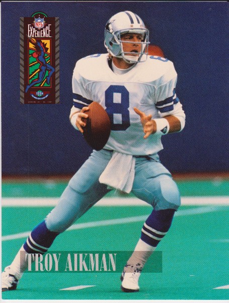 1994 Classic NFL Experience Troy Aikman 8.5x11 Blowup