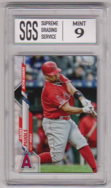 Graded Mint 9 - Albert Pujols 2020 Topps Update #U-38 Card