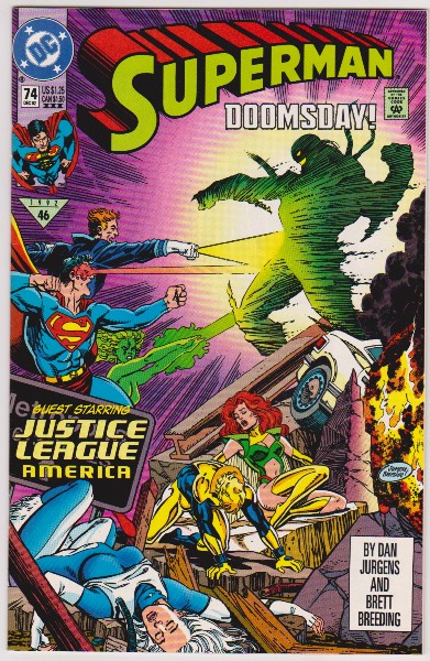 1992 DC Comics SUPERMAN #74 Issue