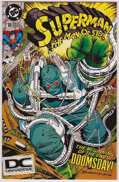 1992 DC Comics Superman The Man Of Steel  #18 Issue