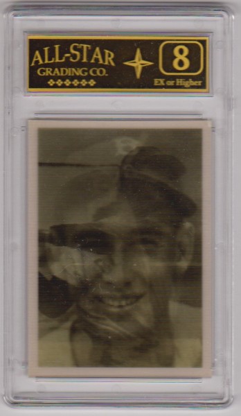 Graded 8 - Ted Williams 1986 Sportflics Decade Greats #25 Card