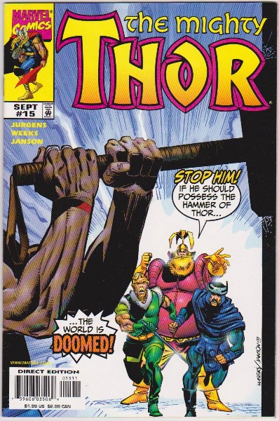 1999 The Mighty Thor #15 Issue - Marvel Comics