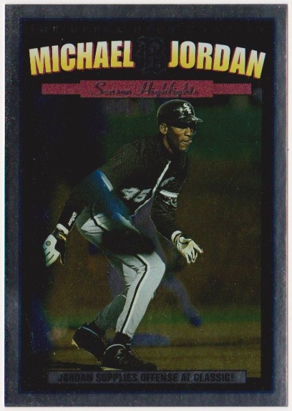 1994 Upper Deck Michael Jordan Season Highlights Jumbo #MJ-2 Card