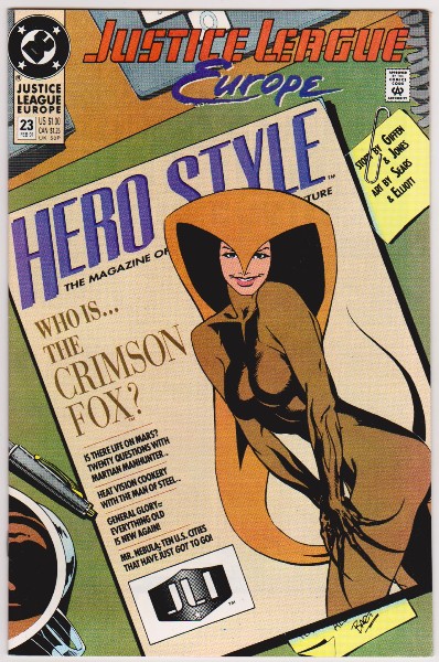 1991 DC Comics JUSTICE LEAGUE EUROPE #23 Issue
