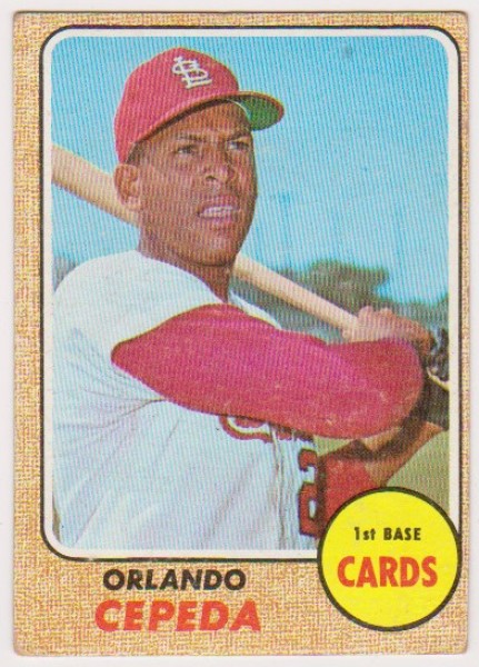 1968 Topps Orlando Cepeda #200 Card - HOF'er