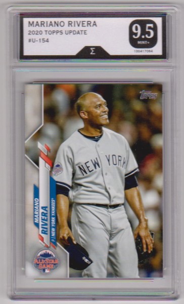 Graded Sigma Mint+ 9.5 - Mariano Rivera 2020 Topps Update #U-154 Card