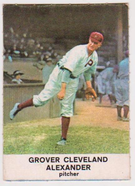 1961 Golden Press Grover Cleveland Alexander #2 Card - HOF'er ...