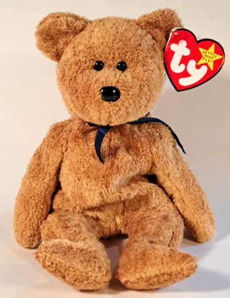 1999 Ty Beanie Baby FUZZ THE BEAR - New With Tags