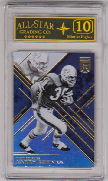 Graded 10 - Larry Csonka 2016 Donruss Elite #98 Card