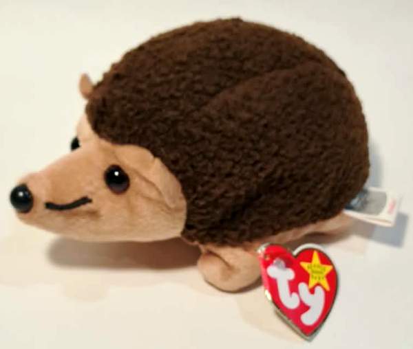 1999 Ty Beanie Baby PRICKLES THE HEDGEHOG - New With Tags