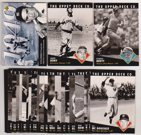 25 Different 1994 Upper Deck All-Time Heroes Cards - Yogi Berra + More