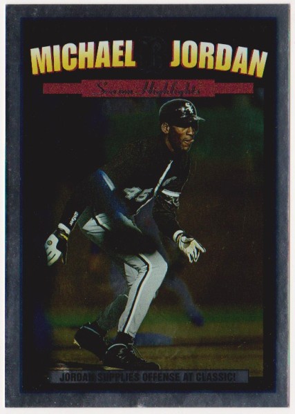 1994 Upper Deck Michael Jordan Season Highlights Jumbo #MJ-2 Card