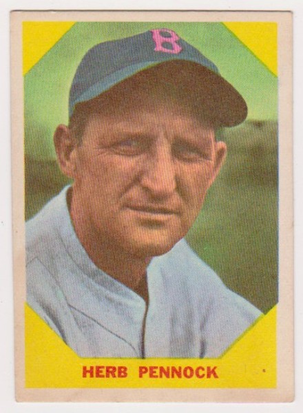 1960 Fleer Herb Pennock #35 Card - HOF'er