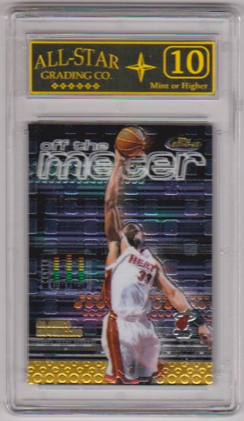 Graded 10 - Alonzo Mourning 2000-01 Topps Finest #158 Card