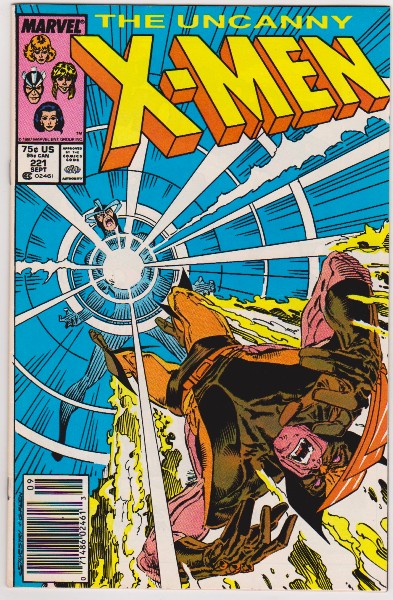 1987 The Uncanny X-Men #221 Issue - Marvel Comics