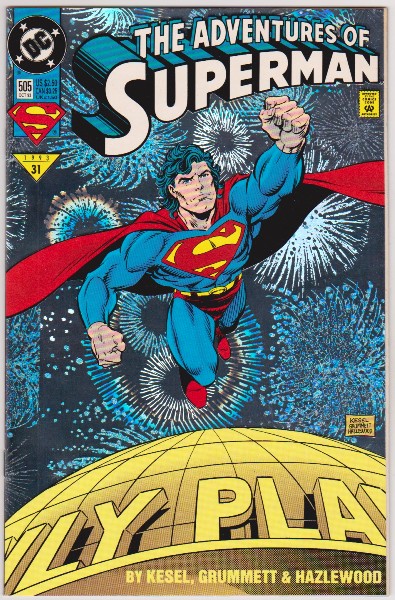 1993 DC Comics The Adventures Of Superman #505 Issue