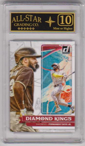 Graded 10 - Fernando Tatis Jr. 2022 Donruss Diamond Kings #28 Card