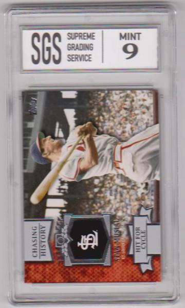 Graded Mint 9 - Stan Musial 2013 Topps Chasing History #CH-74 Insert Card