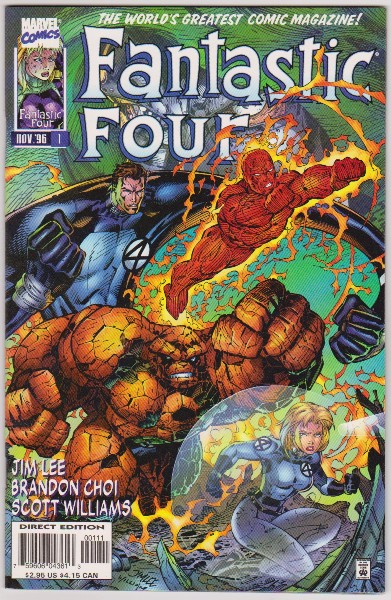 1996 Marvel Comics Fantastic Four #1 Issue 