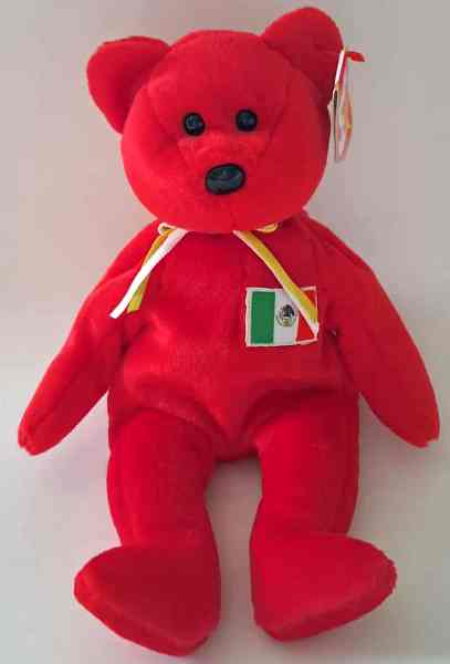 1999 Ty Beanie Baby OSITO THE MEXICAN BEAR - With Original Tags