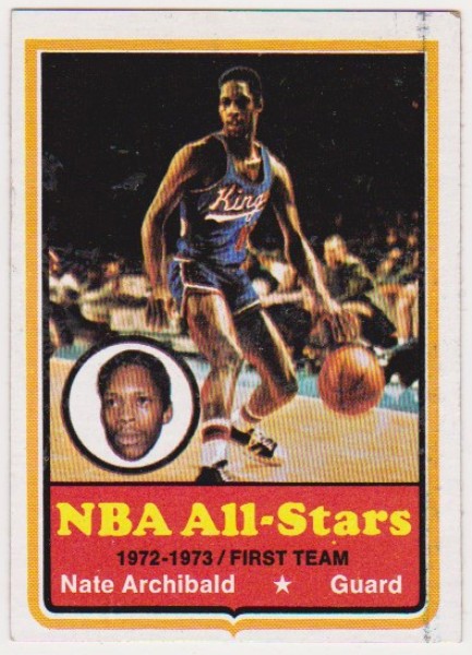 1973-74 Topps Nate Archibald #1 Card - HOF'er