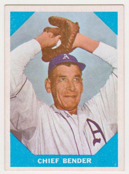 1960 Fleer Chief Bender #7 Card - HOF'er