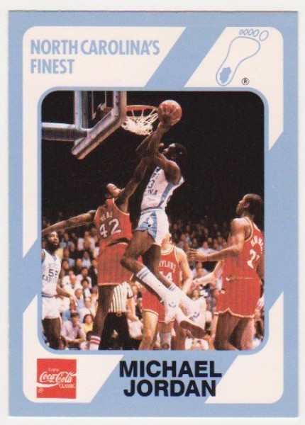 Michael Jordan 1989 North Carolina #13 College Card