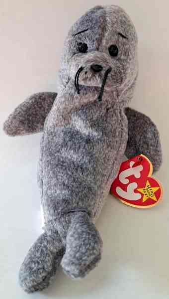 1999 Ty Beanie Baby Slippery The Seal - With Original Tags