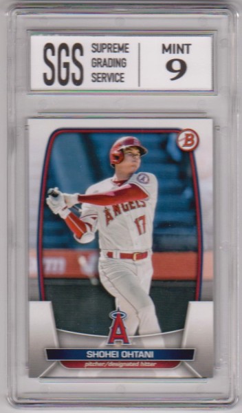 Graded Mint 9 - Shohei Ohtani 2023 Bowman #51 Card