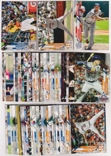 100 Different 2020 Topps Update Baseball Cards w/ Giancarlo Stanton + More