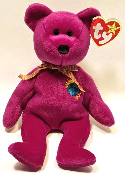 1999 Ty Beanie Baby Millennium The Bear - New With Tags