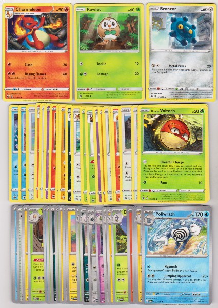 50 Different Pokemon Trading Cards w/ Charmeleon + More