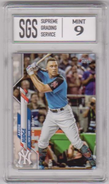 Graded Mint 9 - Aaron Judge 2020 Topps Update #U-264 Card